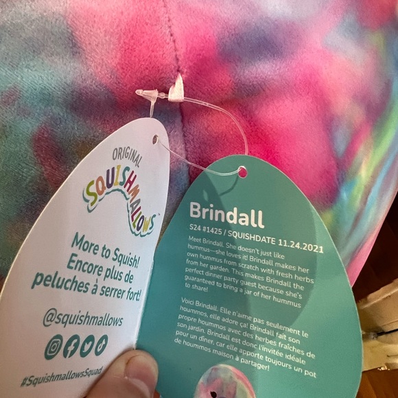Squishmallow, Brindall 24” NWT - Picture 7 of 10